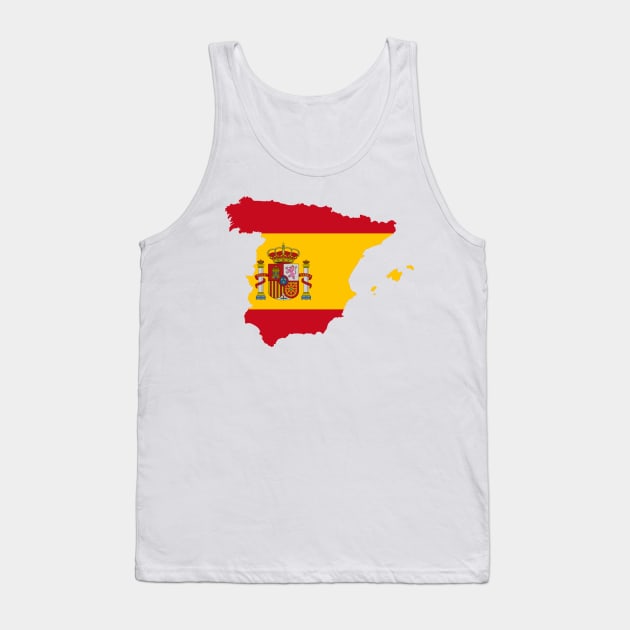 Spain Flag Tank Top by Islanr